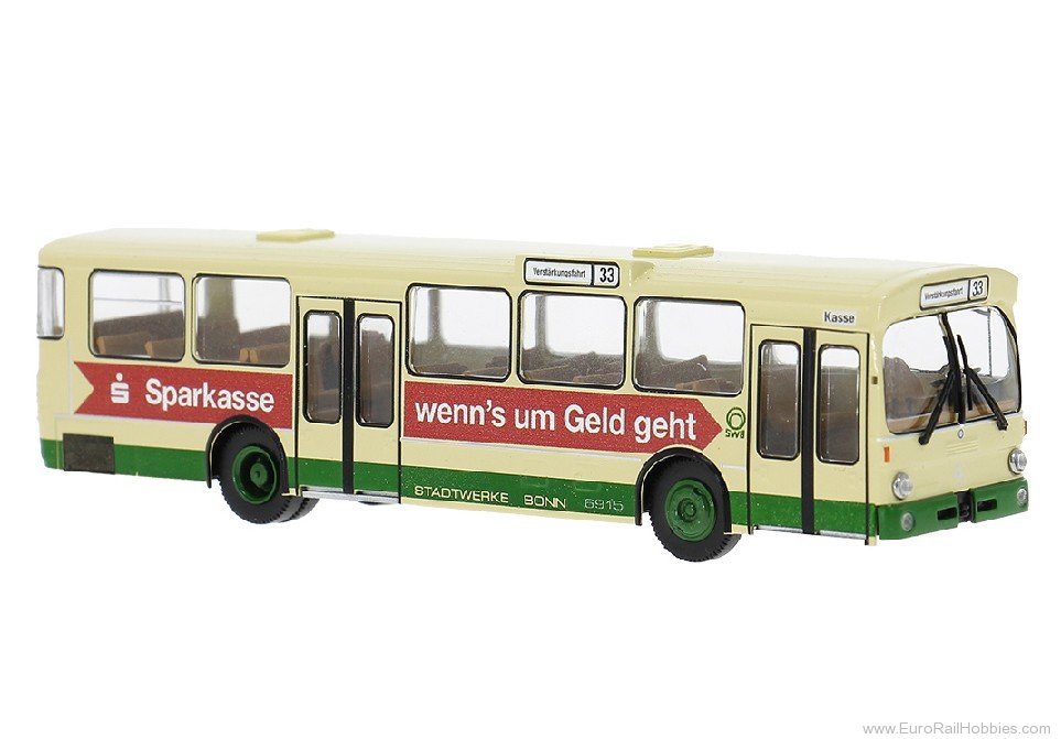 Brekina 50819 Brekina, Mercedes O 305, 1972, Stadtwerke Bon