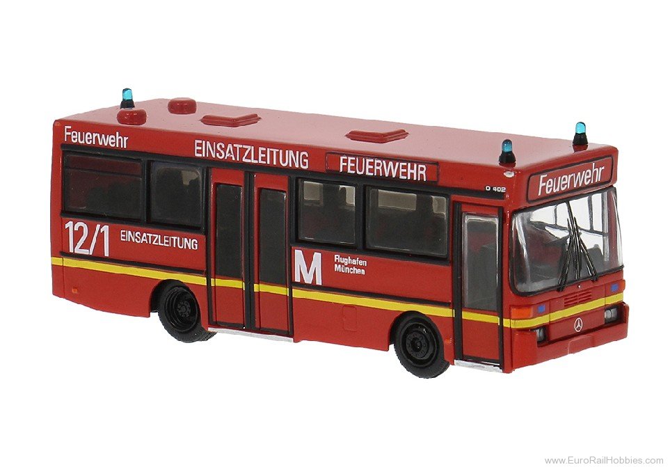 Brekina 52283 Brekina, Mercedes O 402, 1985, Feuerwehr Flug