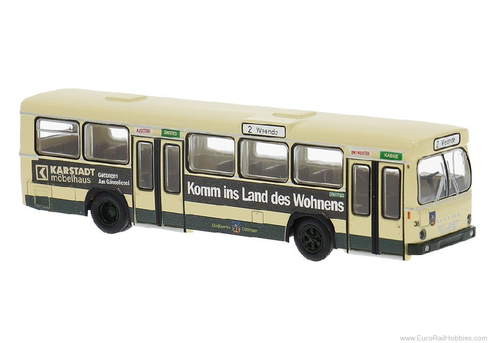 Brekina 59157 Brekina, Bussing BS 110 V, 1970, GÃƒÂ¶ttingen