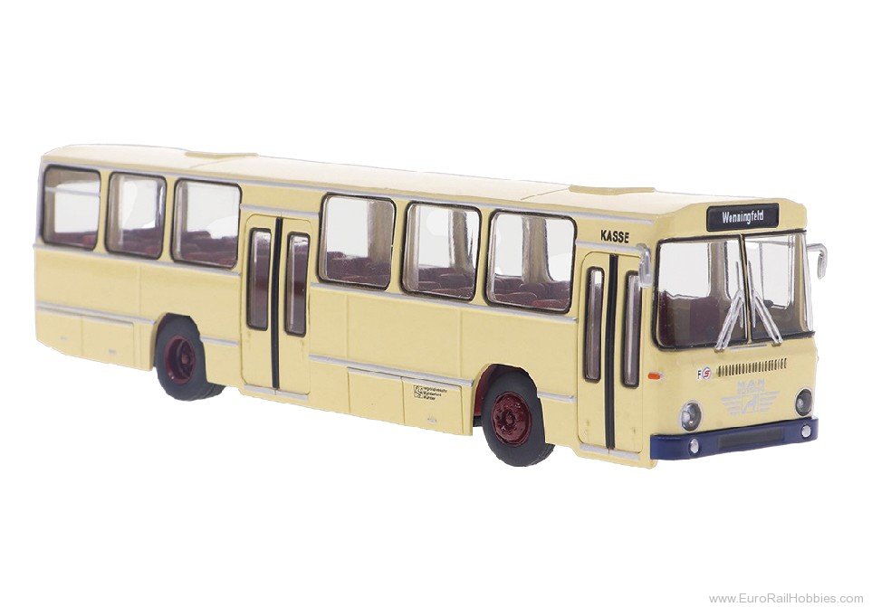 Brekina 59269 Brekina, MAN-BÃ¼ssing BS 120N, 1972, Regional