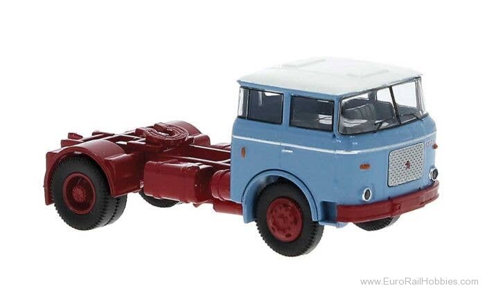 Brekina 71829 Brekina, LIAZ 706 SZM, Blue/Dark Red, 1976, 