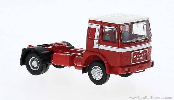 Brekina 78160 Brekina, Roman Diesel SZM, Red/White, 1968, 