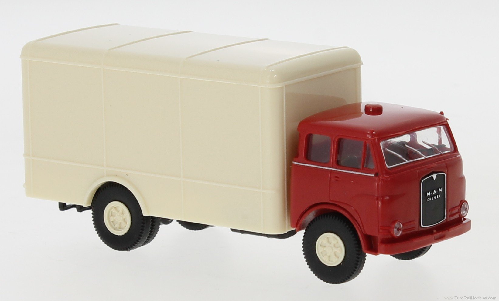 Brekina 78378 Brekina MAN 10.212 F Koffer, Red