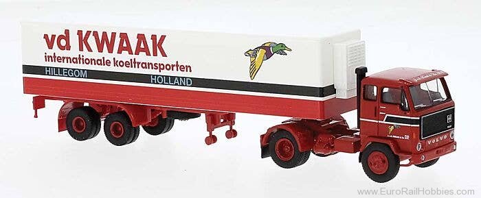 Brekina 85688 Brekina, Volvo F 89 Koffer-SZ, 1972, v.d.Kwaa
