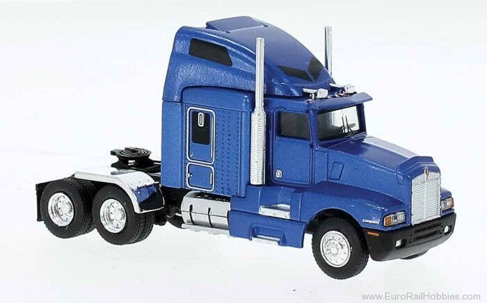 Brekina 85925 Brekina, Kenworth T 600, Blue/Black, 1984, 