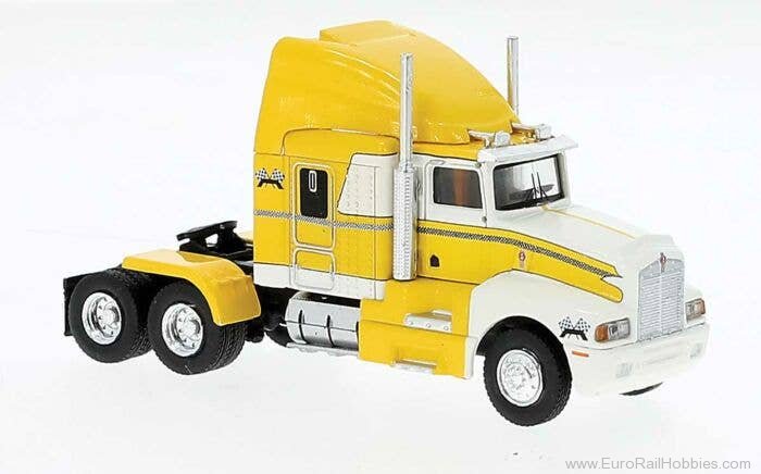 Brekina 85927 Brekina, Kenworth T 600, Yellow/White, 1984, 