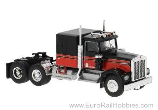 Brekina 86250 Brekina, Kenworth W 900, Black/Red, 1977,  