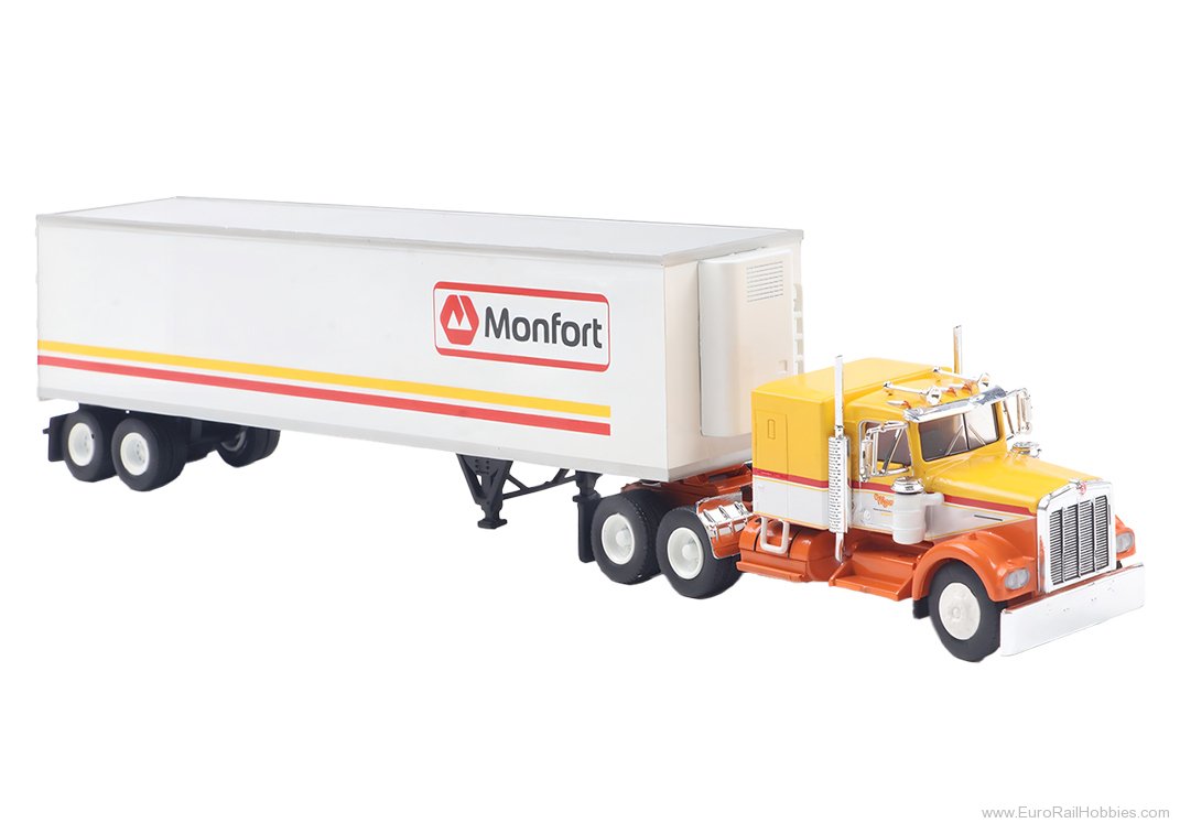 Brekina 86257 Brekina, Kenworth W 900 Koffer-SZ, 1977, Monf