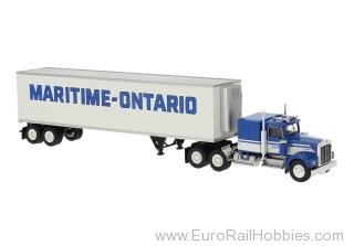 Brekina 86260 Kenworth W900 Koffersattelzug 'Maritime Ontar
