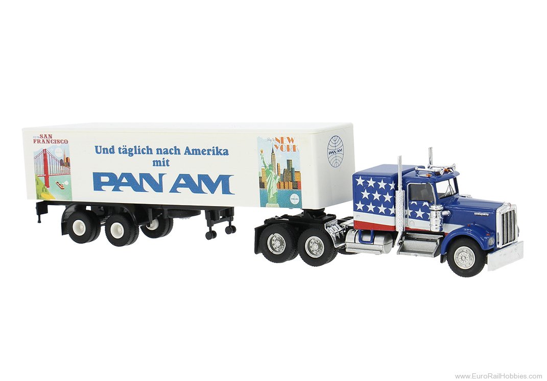 Brekina 86264 Brekina, Kenworth Ko-SZ, 1974, PanAm,  