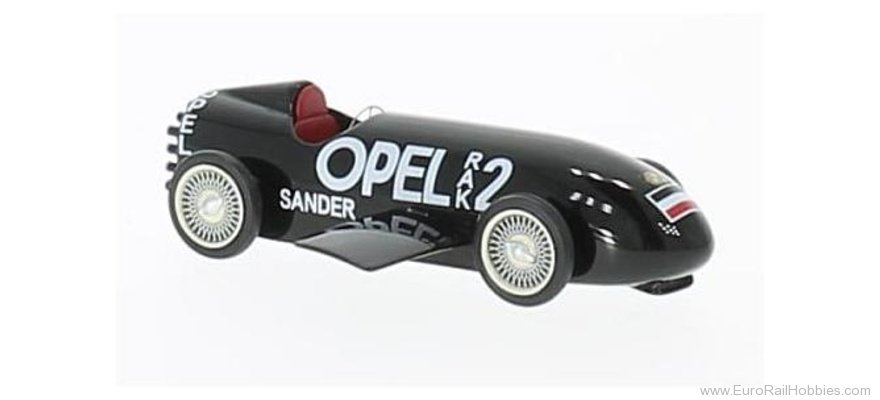 Brekina BOS87380 BoS-Models, Opel RAK2, Black, 1928, 