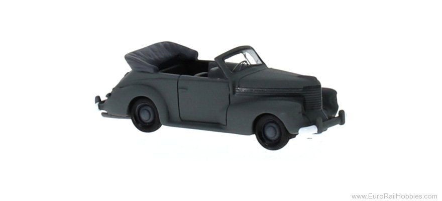 Brekina BOS87626 BoS-Models, Opel KapitÃ¤n Cabriolet, Gray, 19