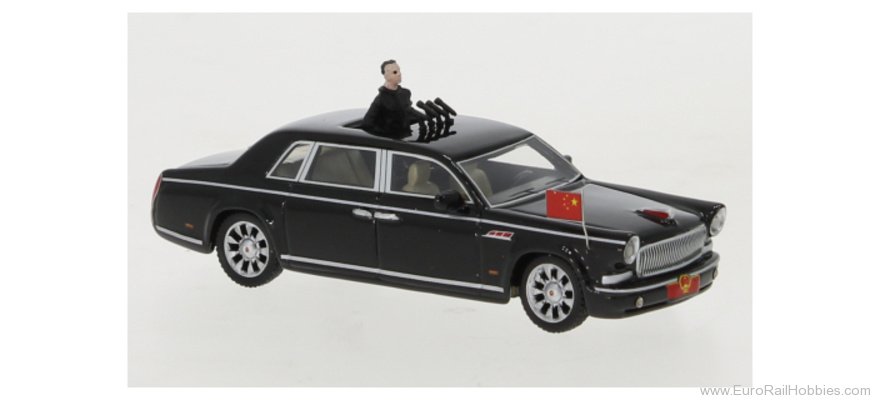 Brekina BOS87796 BoS-Models, Hongqi L9, Black, 2017, 