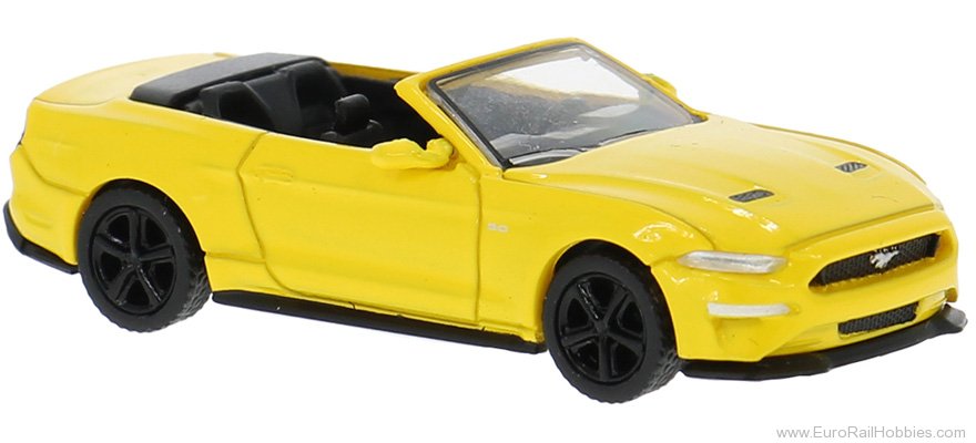 Brekina PCX870566 PCX87, Ford Mustang VI Cabriolet, Yellow, 202