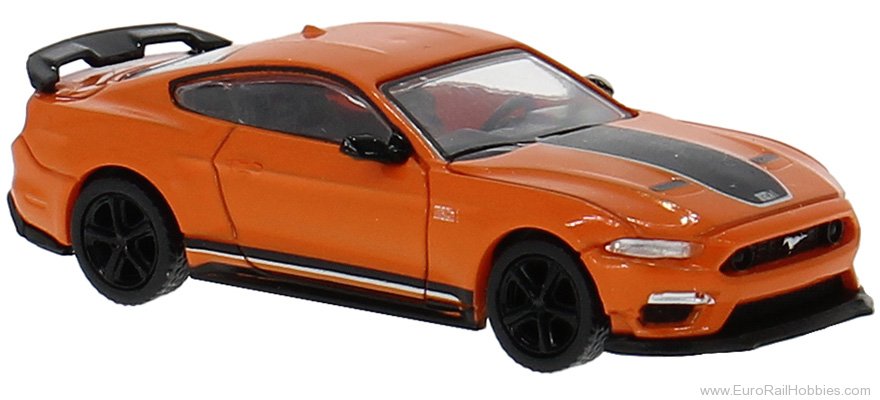 Brekina PCX870568 PCX87, Ford Mustang VI Mach I, Orange, 2020, 