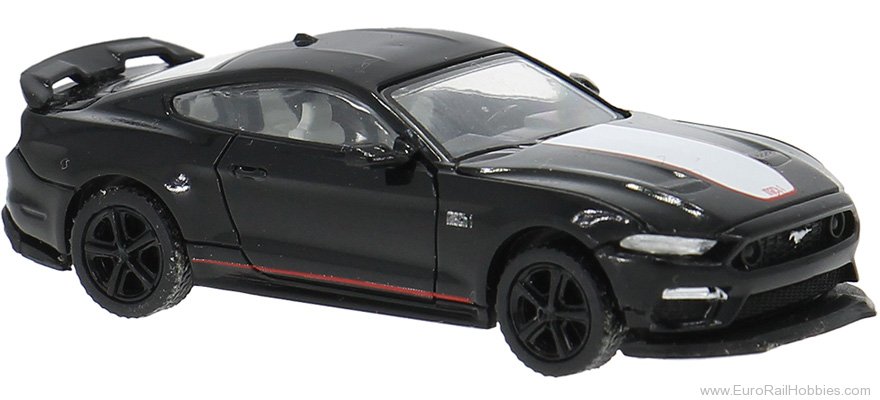Brekina PCX870571 PCX87, Ford Mustang VI Mach I, Black, 2020,  