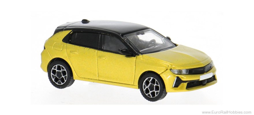 Brekina PCX870591 PCX87, Opel Astra L, Yellow/Black, 2021,  