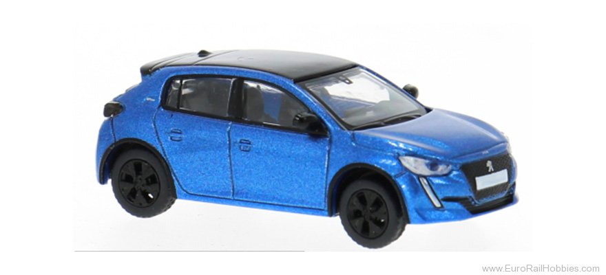 Brekina PCX870593 PCX87, Peugeot 208 II, Blue, 2019,  
