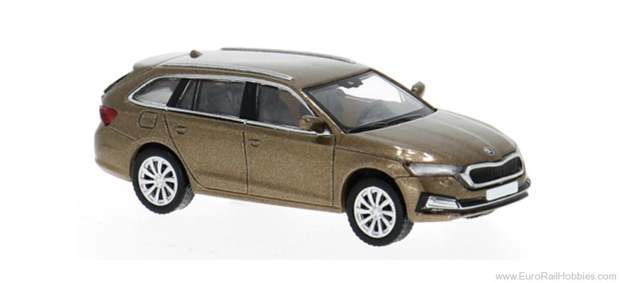 Brekina PCX870599 PCX87, Skoda Octavia IV Combi, Dark Brown, 20