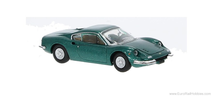 Brekina PCX870635 PCX87, Ferrari Dino 246 GT, Green, 1969,  