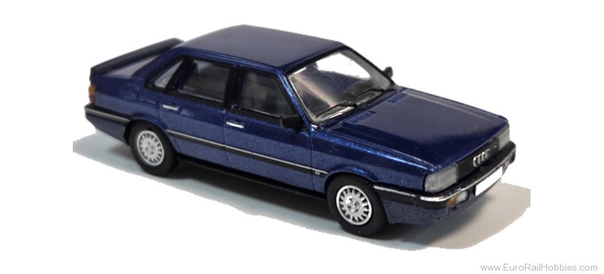 Brekina PCX870715 PCX87, Audi 90, Dark Blue, 1984,  