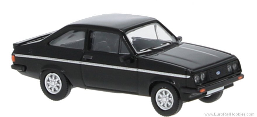 Brekina PCX870723 PCX87, Ford Escort MK II RS 2000, Black, 1977