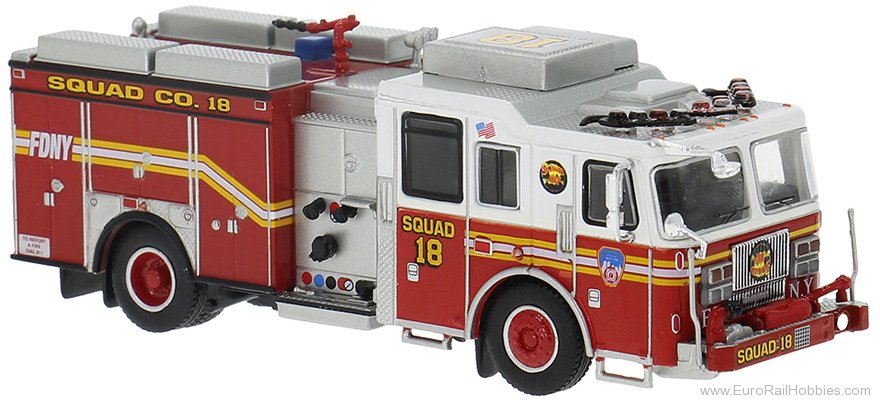 Brekina PCX870841 PCX87, Seagrave Attacker, 2013, FDNY - Manhat