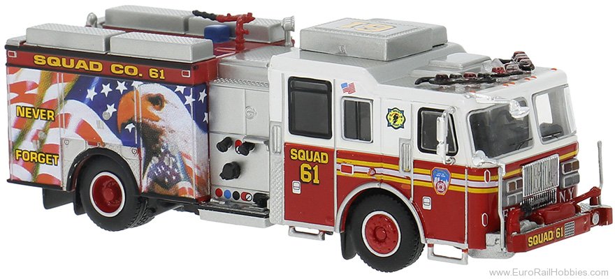 Brekina PCX870842 PCX87, Seagrave Attacker, 2013, FDNY - Bronx,