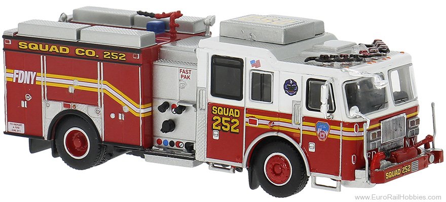 Brekina PCX870843 PCX87, Seagrave Attacker, 2013, FDNY - Brookl
