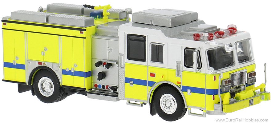 Brekina PCX870847 PCX87, Seagrave Attacker, Light Yellow/White,