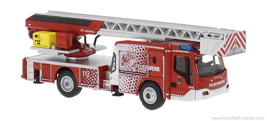 Brekina PCX871076 PCX87, Magirus M32L-AS N.B., 2021, Feuerwehr 
