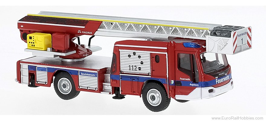 Brekina PCX871077 PCX87, Magirus M32L-AS N.B., 2021, Feuerwehr 