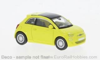 Brekina pcx870562 PCX87, Fiat 500e, Light Yellow, 2022,  