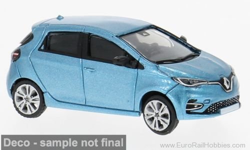 Brekina pcx870581 PCX87, Renault Zoe, Light Blue, 2019,  