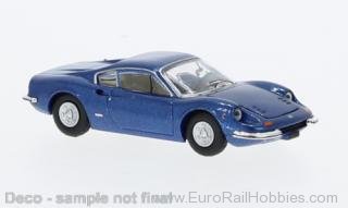 Brekina pcx870634 PCX87, Ferrari Dino 246 GT, Blue, 1969,  