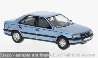 Brekina pcx870746 PCX87, Peugeot 405, Light Blue, 1987,  