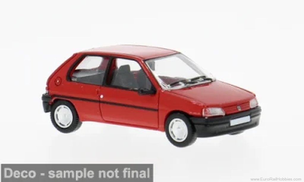 Brekina pcx870748 PCX87, Peugeot 106, Red, 1991,  