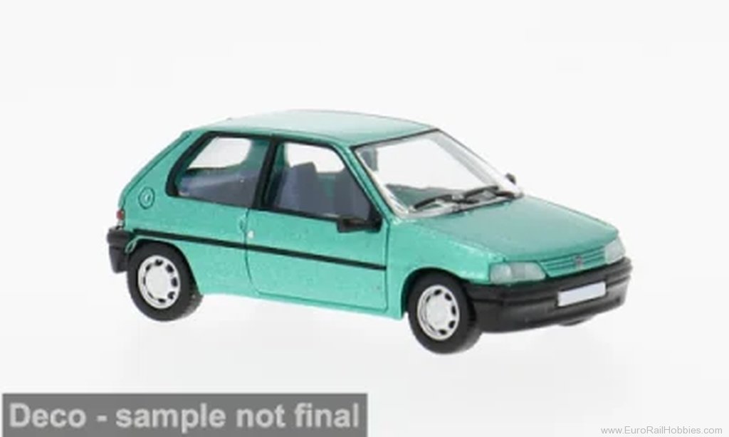 Brekina pcx870749 PCX87, Peugeot 106, Green, 1991,  
