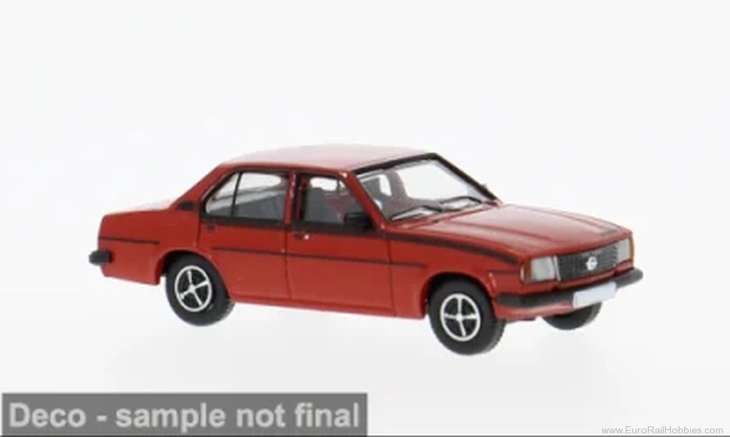Brekina pcx870815 PCX87, Opel Ascona B, Red/Dekor, 1979,  