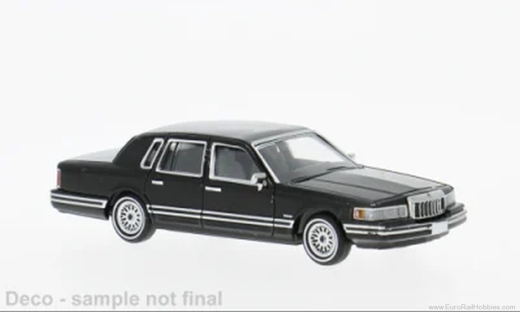 Brekina pcx870908 PCX87, Lincoln Town Car, Black, 1991,  