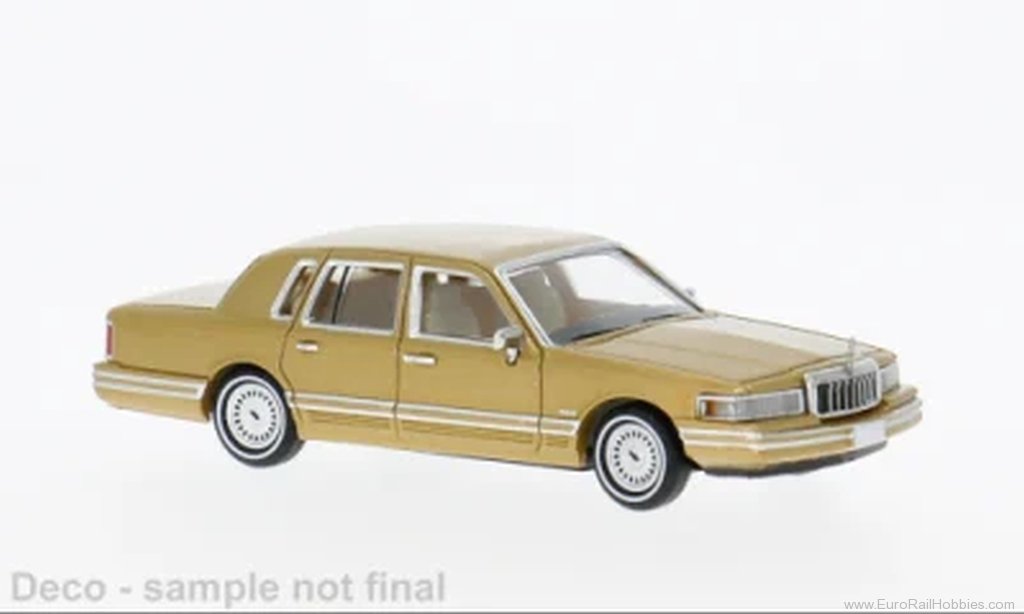 Brekina pcx870911 PCX87, Lincoln Town Car, Gold, 1991,  