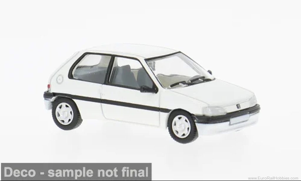 Brekina pcx871244 PCX87, Peugeot 106, White, 1991,  