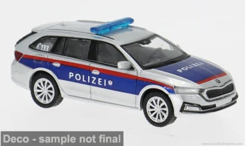 Brekina pcx871608 PCX87, Skoda Octavia IV Combi, 2019, Polizei 