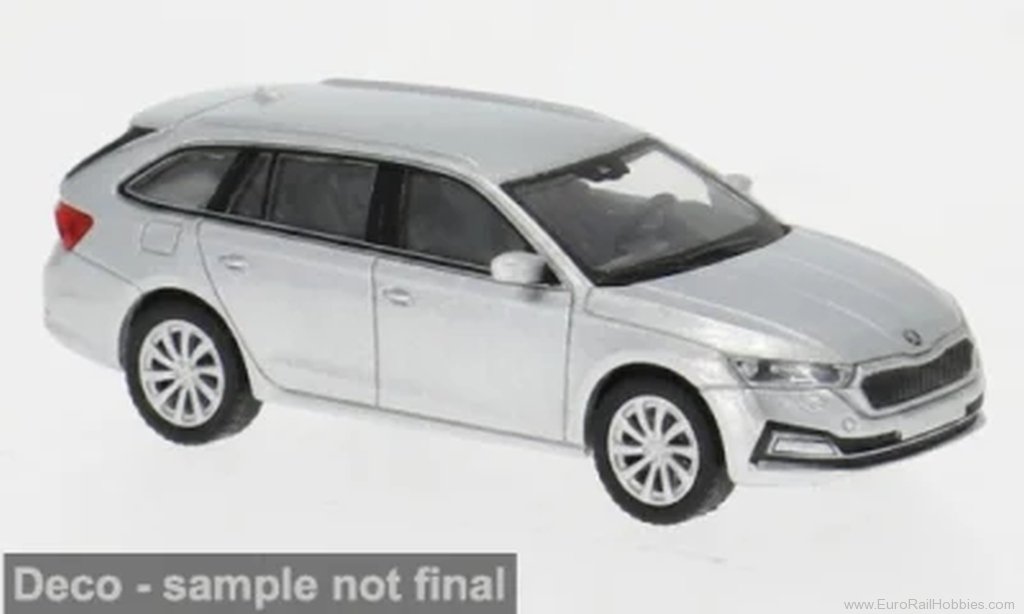 Brekina pcx871609 PCX87, Skoda Octavia IV Combi, Silver, 2019, 