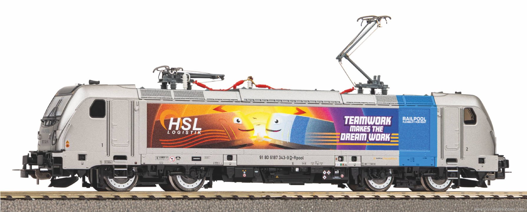 Piko 21707 HSL BR 187 Electric Locomotive