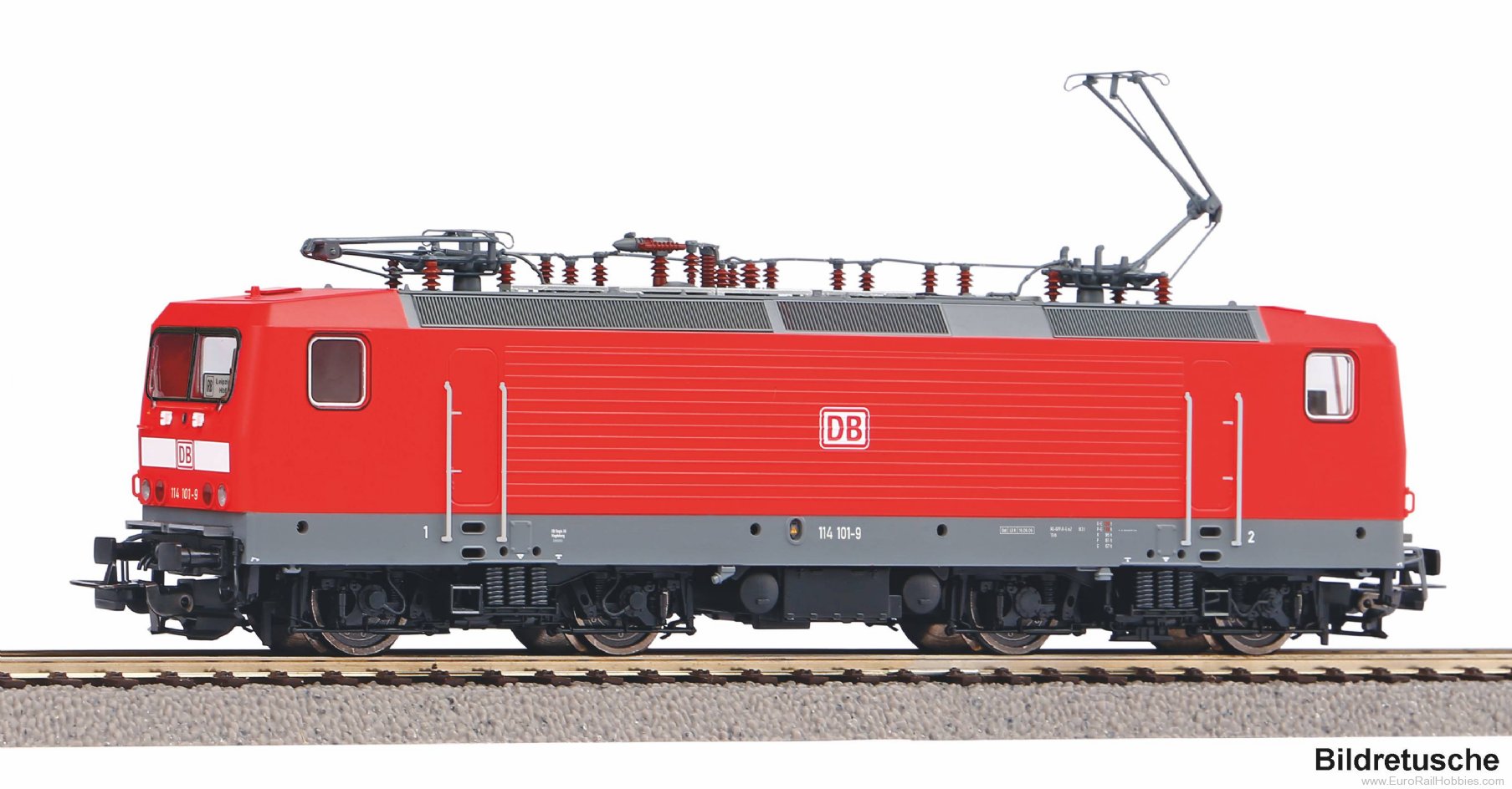 Piko 21781 DB BR 114 Electric Locomotive (Red) (Marklin 