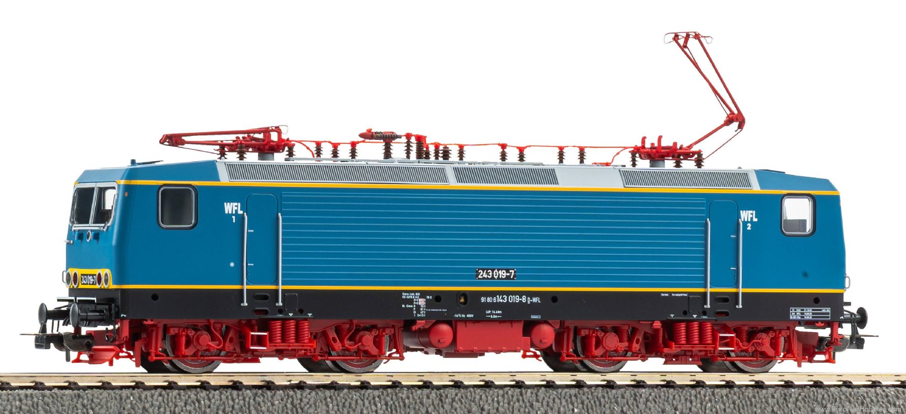 Piko 21791 WFL Electric Locomotive 243 019, S-Bahn Leipz