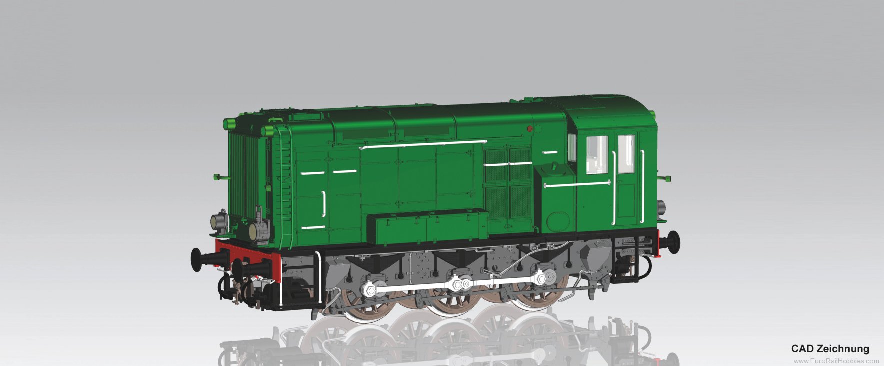 Piko 22011 DSB Rh 600 Diesel Locomotive (DCC w/Sound)