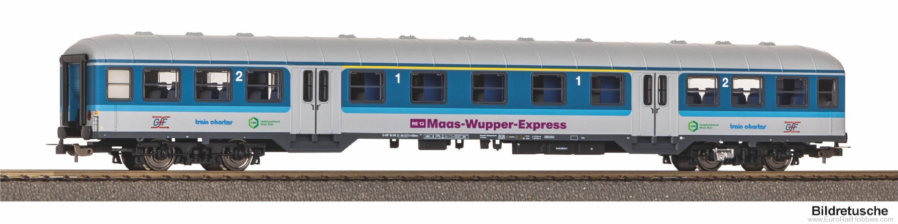 Piko 23605 1st/2nd class Maas-Wupper-Express GFF Passeng