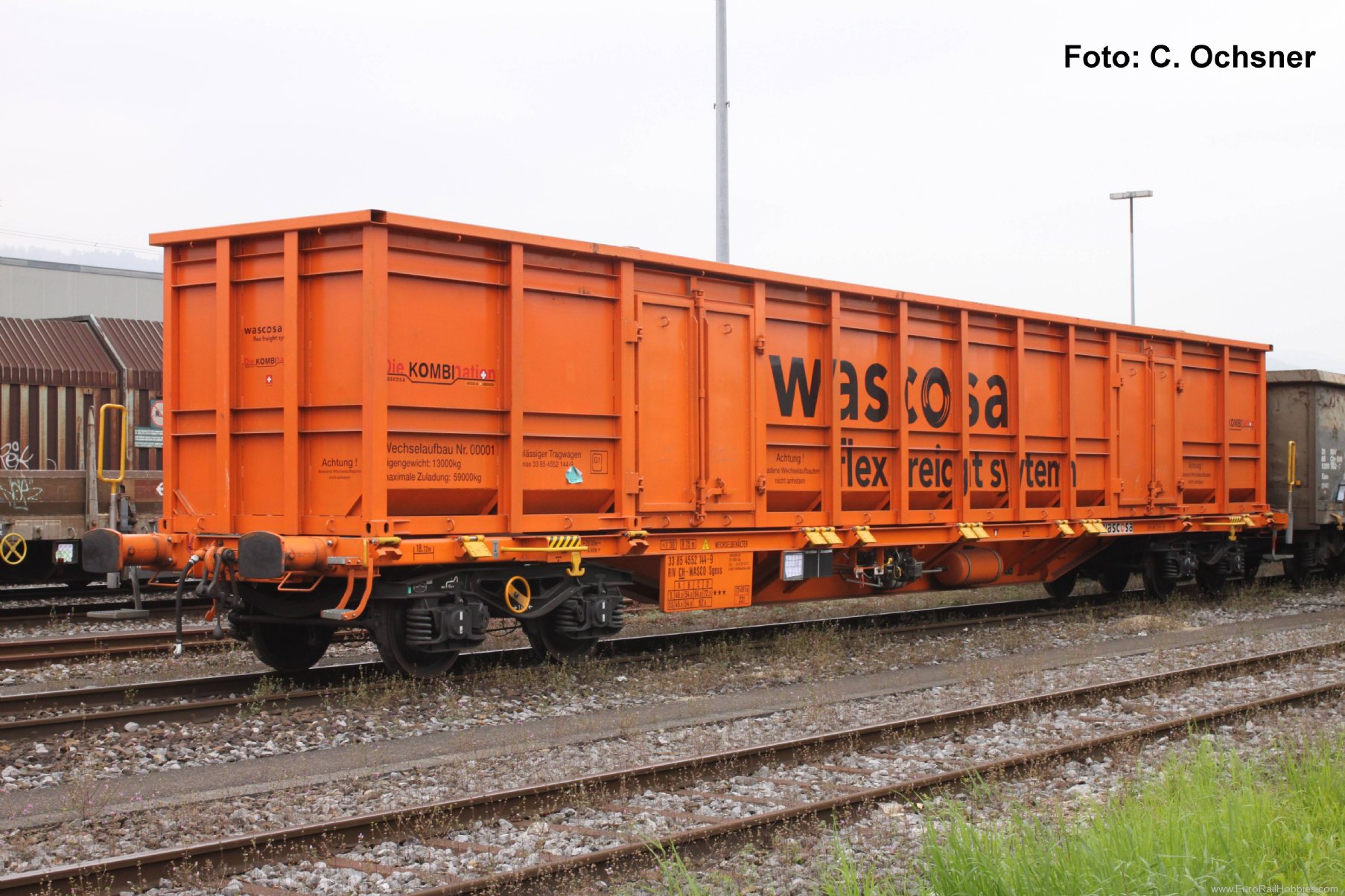 Piko 24553 Sgnns CH-Wasco Container Wagon